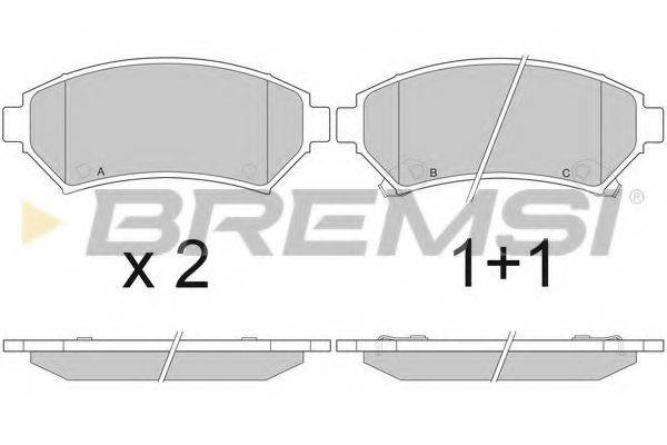 BREMSI BP2876