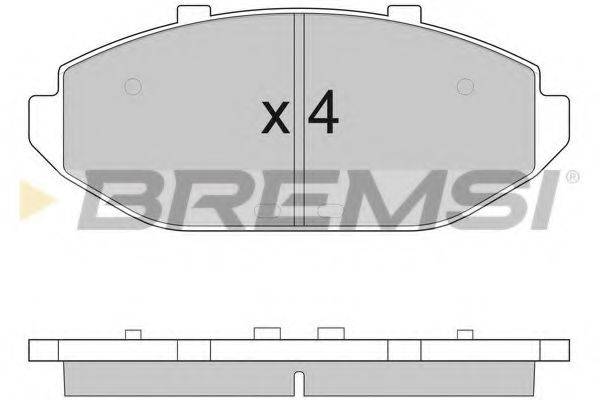 BREMSI BP2916
