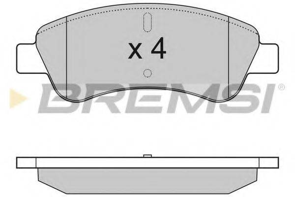 BREMSI BP2928