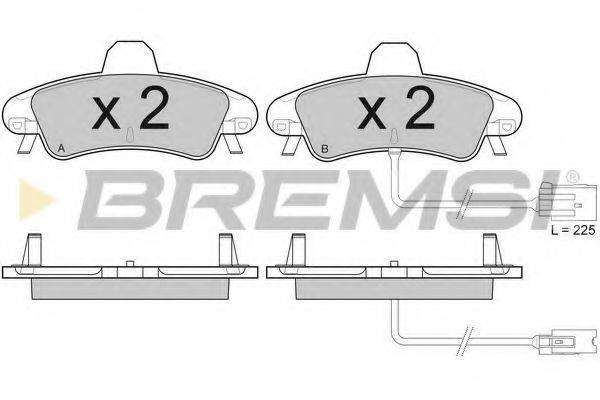 BREMSI BP2932
