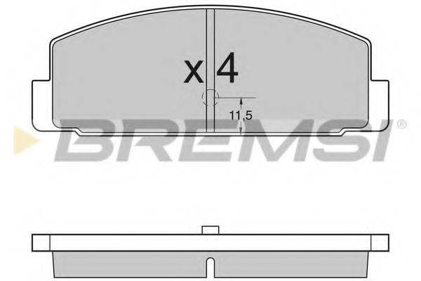 BREMSI BP2954