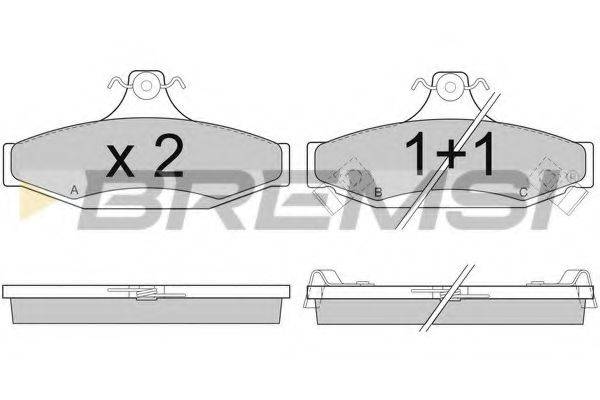 BREMSI BP2956