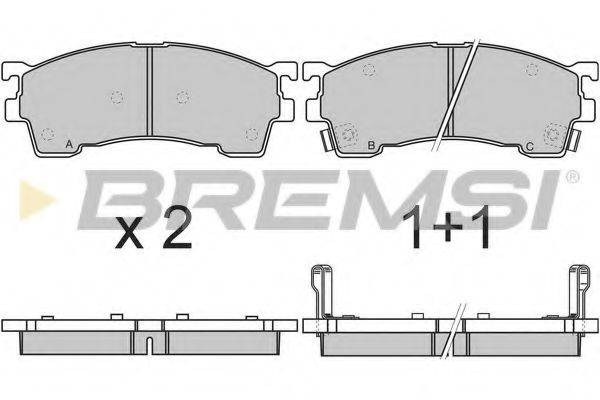BREMSI BP2961