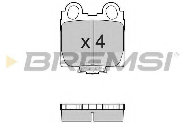 BREMSI BP2962