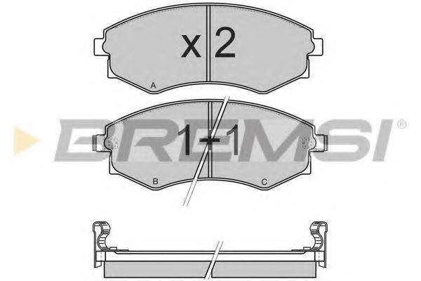 BREMSI BP2964