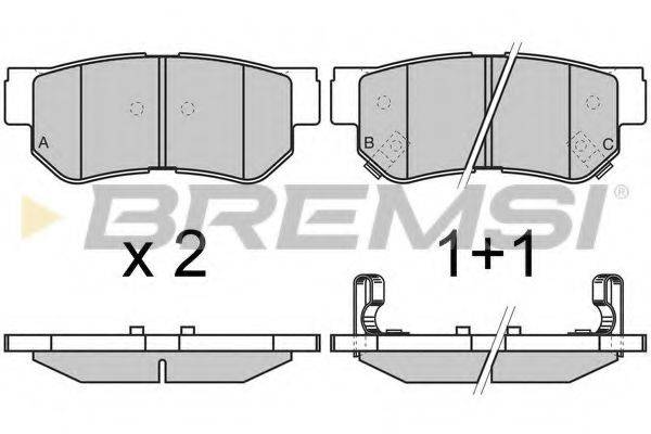 BREMSI BP2966