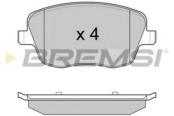 BREMSI BP2973