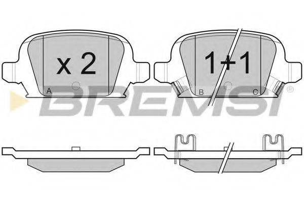 BREMSI BP2987