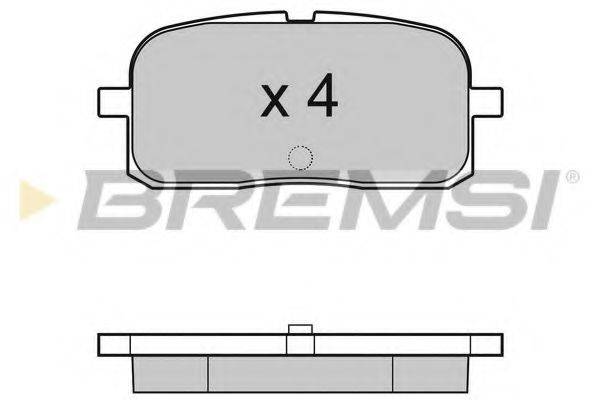 BREMSI BP2988