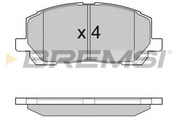 BREMSI BP2989