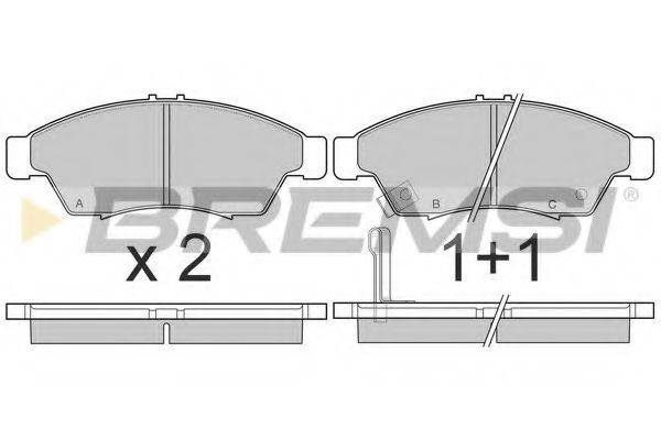 BREMSI BP3017