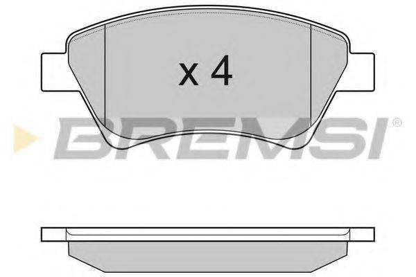 BREMSI BP3072