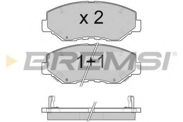 BREMSI BP3117