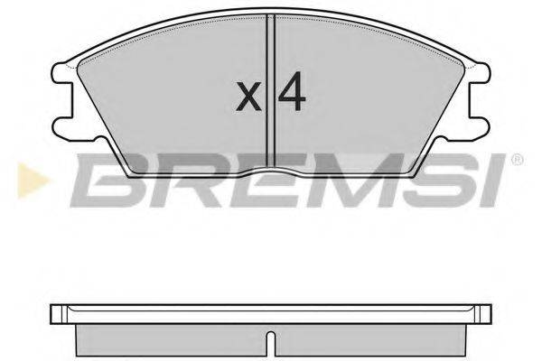 BREMSI BP3124
