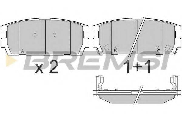 BREMSI BP3143