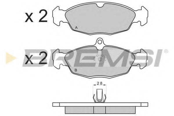 BREMSI BP3156