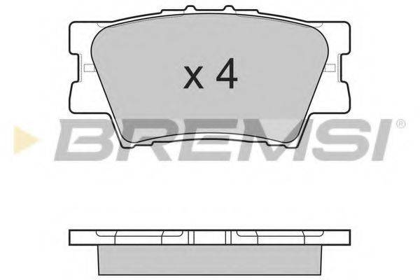 BREMSI BP3252