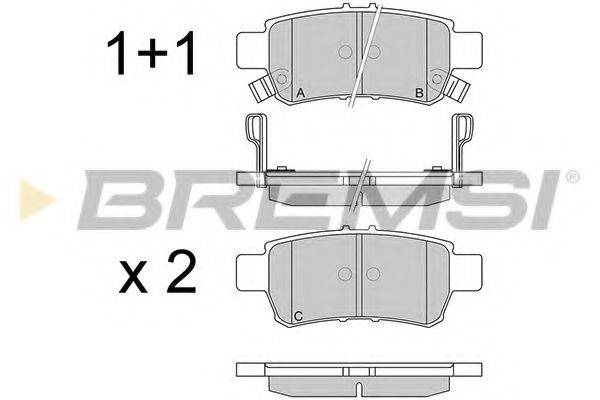BREMSI BP3259