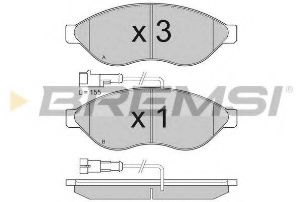BREMSI BP3285