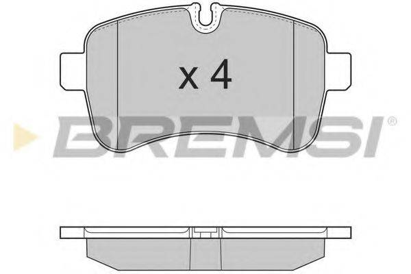 BREMSI BP3315