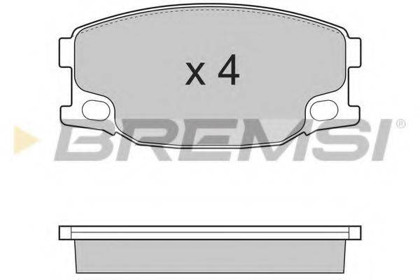 BREMSI BP3318