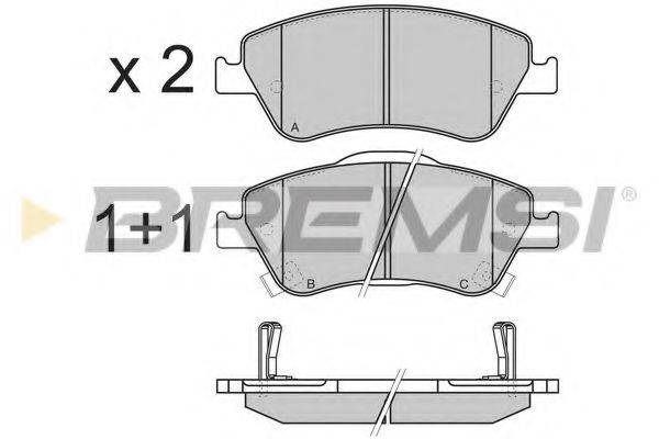 BREMSI BP3339