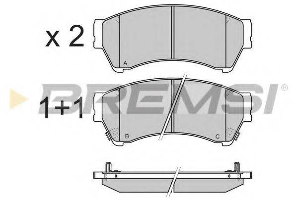 BREMSI BP3343