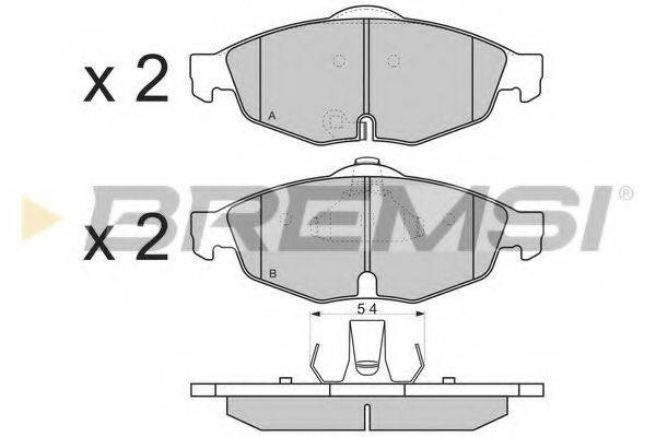BREMSI BP3346