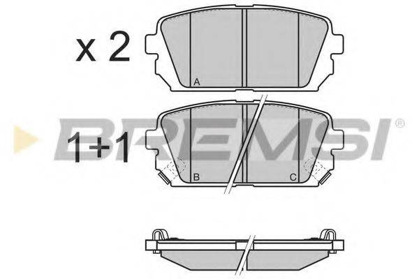 BREMSI BP3359