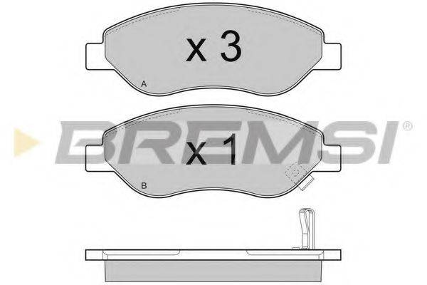 BREMSI BP3407