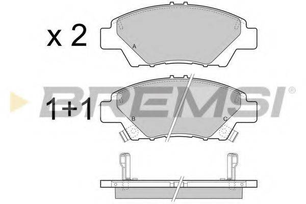 BREMSI BP3446
