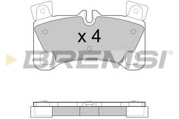 BREMSI BP3458