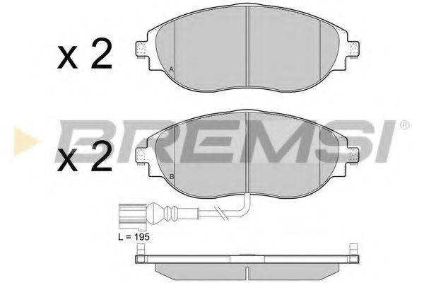 BREMSI BP3474