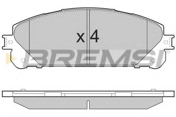 BREMSI BP3481