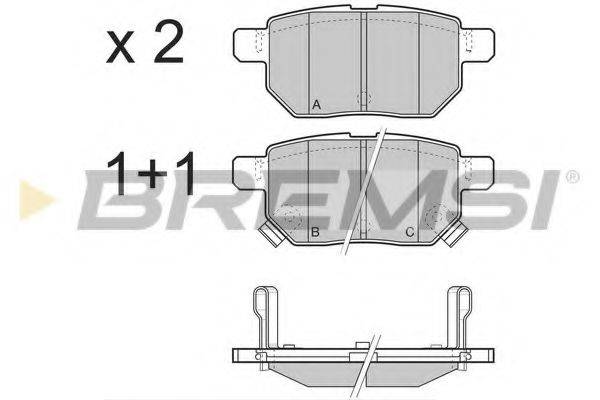 BREMSI BP3485