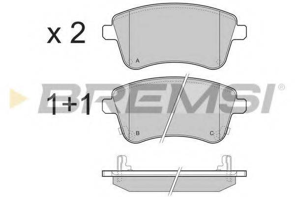 BREMSI BP3486