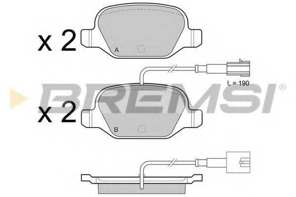 BREMSI BP3489