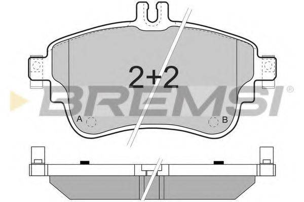 BREMSI BP3497