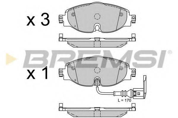 BREMSI BP3516