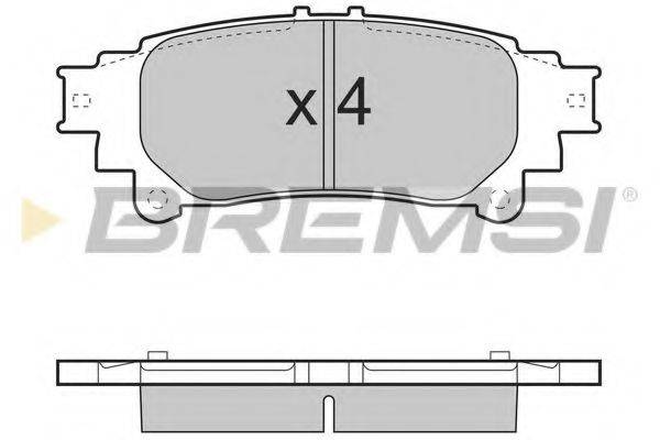 BREMSI BP3534