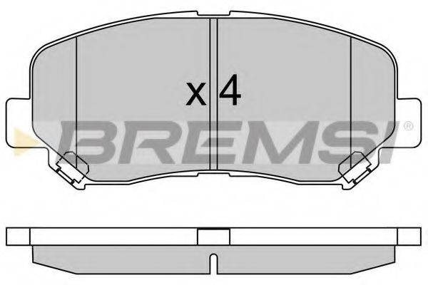 BREMSI BP3535