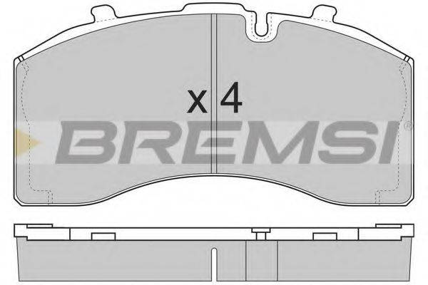 BREMSI BP7330