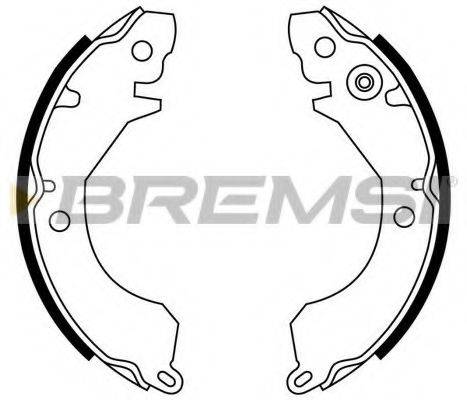BREMSI 2730 Комплект гальмівних колодок