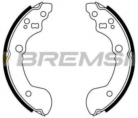 BREMSI 2860 Комплект гальмівних колодок