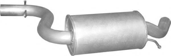 POLMO 30612 Середній глушник вихлопних газів