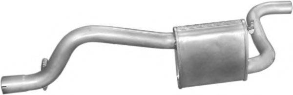 POLMO 4517 Глушник вихлопних газів кінцевий