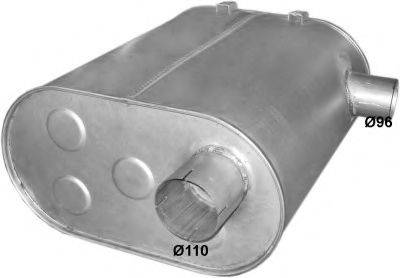 POLMO 7010 Глушник вихлопних газів кінцевий