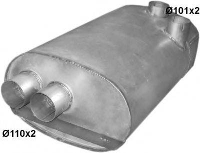 POLMO 7900 Глушник вихлопних газів кінцевий