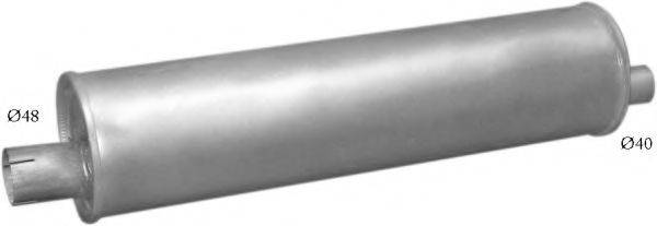 POLMO 4902 Глушник вихлопних газів кінцевий