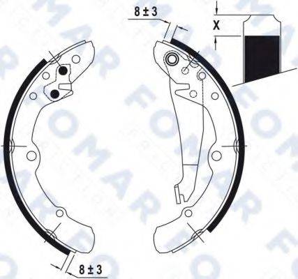 FOMAR FRICTION FO 0342